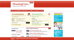 Desktop Screenshot of housingcare.org